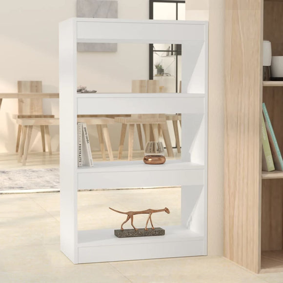 NNEVL Book Cabinet/Room Divider White 60x30x103 cm Engineered Wood