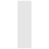NNEVL Book Cabinet/Room Divider High Gloss White 60x30x103 cm Engineered Wood