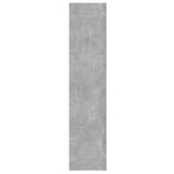 NNEVL Book Cabinet/Room Divider Concrete Grey 60x30x135 cm Engineered Wood
