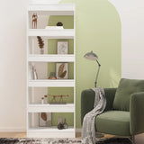 NNEVL Book Cabinet/Room Divider White 60x30x166 cm Engineered Wood