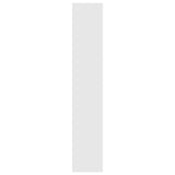NNEVL Book Cabinet/Room Divider White 60x30x166 cm Engineered Wood