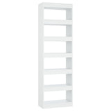 NNEVL Book Cabinet/Room Divider White 60x30x198 cm