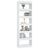 NNEVL Book Cabinet/Room Divider White 60x30x198 cm