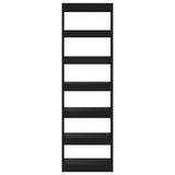 NNEVL Book Cabinet/Room Divider Black 60x30x198 cm