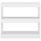 NNEVL Book Cabinet/Room Divider White 80x30x72 cm