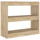 NNEVL Book Cabinet/Room Divider Sonoma Oak 80x30x72 cm