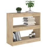 NNEVL Book Cabinet/Room Divider Sonoma Oak 80x30x72 cm