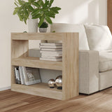 NNEVL Book Cabinet/Room Divider Sonoma Oak 80x30x72 cm