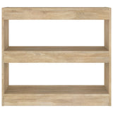 NNEVL Book Cabinet/Room Divider Sonoma Oak 80x30x72 cm