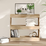 NNEVL Book Cabinet/Room Divider Sonoma Oak 80x30x72 cm