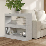 NNEVL Book Cabinet/Room Divider Concrete Grey 80x30x72 cm