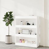 NNEVL Book Cabinet/Room Divider White 80x30x103 cm Engineered wood