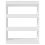 NNEVL Book Cabinet/Room Divider White 80x30x103 cm Engineered wood