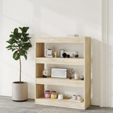 NNEVL Book Cabinet/Room Divider Sonoma Oak 80x30x103 cm Engineered wood