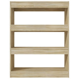NNEVL Book Cabinet/Room Divider Sonoma Oak 80x30x103 cm Engineered wood