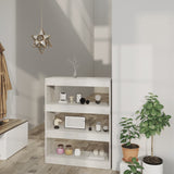 NNEVL Book Cabinet/Room Divider Concrete Grey 80x30x103 cm Engineered wood