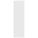 NNEVL Book Cabinet/Room Divider High Gloss White 80x30x103 cm Engineered wood