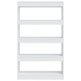 NNEVL Book Cabinet/Room Divider White 80x30x135 cm Engineered Wood