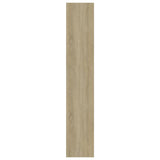 NNEVL Book Cabinet/Room Divider Sonoma Oak 80x30x166 cm Engineered Wood