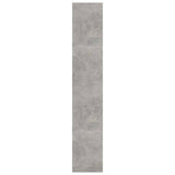 NNEVL Book Cabinet/Room Divider Concrete Grey 80x30x166 cm Engineered Wood