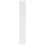 NNEVL Book Cabinet/Room Divider White 80x30x198 cm Engineered Wood