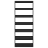 NNEVL Book Cabinet/Room Divider Black 80x30x198 cm Engineered Wood
