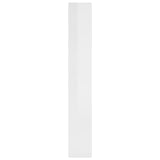 NNEVL Book Cabinet/Room Divider High Gloss White 80x30x198 cm Engineered Wood