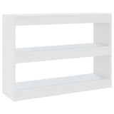 NNEVL Book Cabinet/Room Divider White 100x30x72 cm
