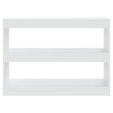 NNEVL Book Cabinet/Room Divider White 100x30x72 cm