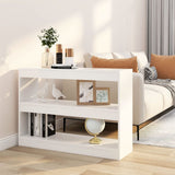 NNEVL Book Cabinet/Room Divider White 100x30x72 cm