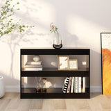 NNEVL Book Cabinet/Room Divider Black 100x30x72 cm