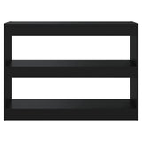 NNEVL Book Cabinet/Room Divider Black 100x30x72 cm