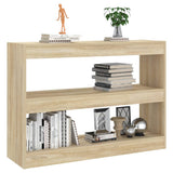 NNEVL Book Cabinet/Room Divider Sonoma Oak 100x30x72 cm