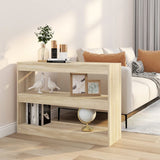 NNEVL Book Cabinet/Room Divider Sonoma Oak 100x30x72 cm