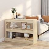 NNEVL Book Cabinet/Room Divider Sonoma Oak 100x30x72 cm