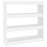 NNEVL Book Cabinet/Room Divider White 100x30x103 cm