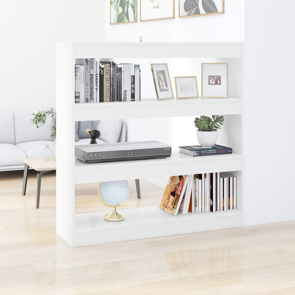 NNEVL Book Cabinet/Room Divider White 100x30x103 cm