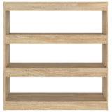 NNEVL Book Cabinet/Room Divider Sonoma Oak 100x30x103 cm