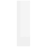 NNEVL Book Cabinet/Room Divider High Gloss White 100x30x103 cm