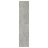 NNEVL Book Cabinet/Room Divider Concrete Grey 100x30x135 cm
