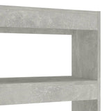 NNEVL Book Cabinet/Room Divider Concrete Grey 100x30x135 cm