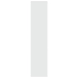 NNEVL Book Cabinet/Room Divider High Gloss White 100x30x135 cm