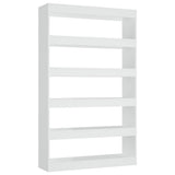 NNEVL Book Cabinet/Room Divider White 100x30x166 cm