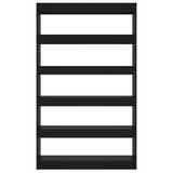 NNEVL Book Cabinet/Room Divider Black 100x30x166 cm