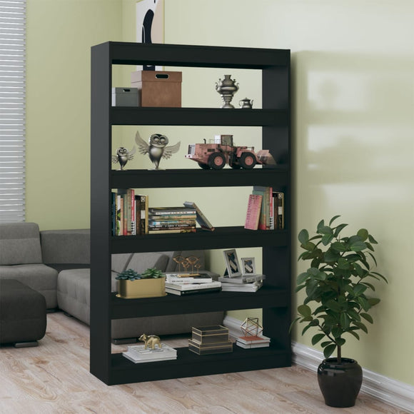NNEVL Book Cabinet/Room Divider Black 100x30x166 cm