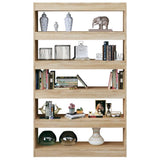 NNEVL Book Cabinet/Room Divider Sonoma Oak 100x30x166 cm