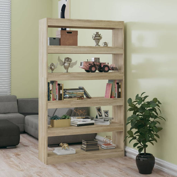NNEVL Book Cabinet/Room Divider Sonoma Oak 100x30x166 cm