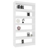 NNEVL Book Cabinet/Room Divider White 100x30x198 cm Engineered wood