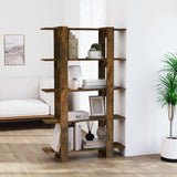 NNEVL Book Cabinet/Room Divider Smoked Oak 100x30x160 cm