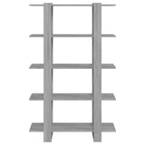 NNEVL Book Cabinet/Room Divider Grey Sonoma 100x30x160 cm